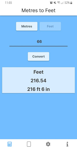 Conversion hotsell feet metres