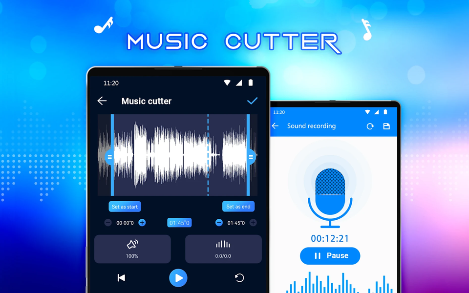 MP3 Cutter & Ringtone Maker - عکس برنامه موبایلی اندروید