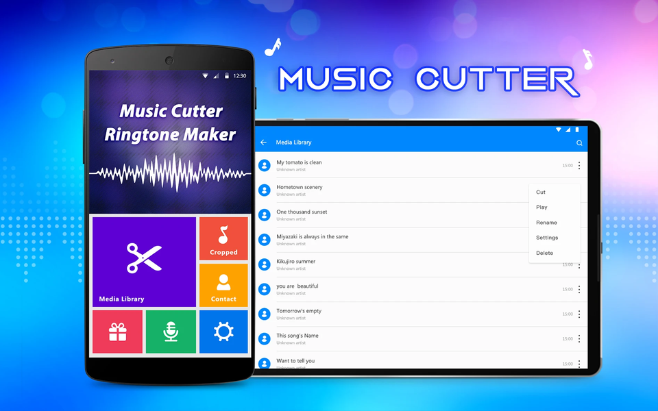 MP3 Cutter & Ringtone Maker - عکس برنامه موبایلی اندروید