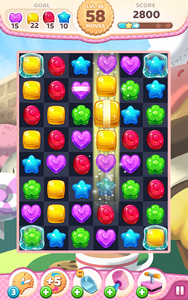 Cookie Rush Match 3 - عکس بازی موبایلی اندروید