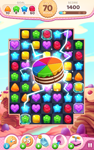 Cookie Rush Match ۳ - عکس بازی موبایلی اندروید