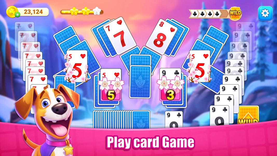 Solitaire TriPeaks 5 in 1 - Gameplay image of android game