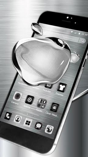 Black Apple Crystal Theme - Image screenshot of android app