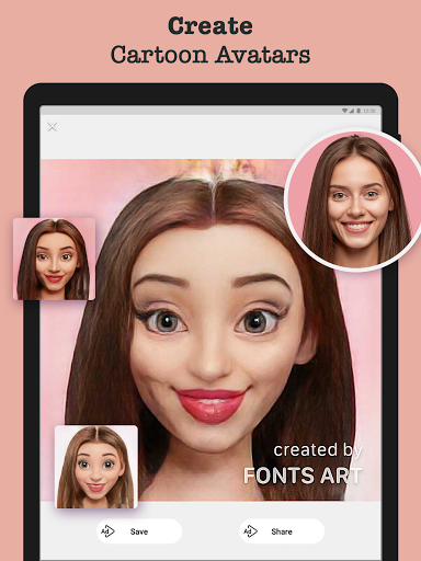 Fonts Art: Cute Keyboard Font - عکس برنامه موبایلی اندروید