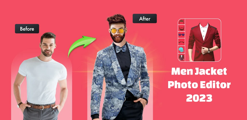 Men Jacket Photo Editor - Image screenshot of android app