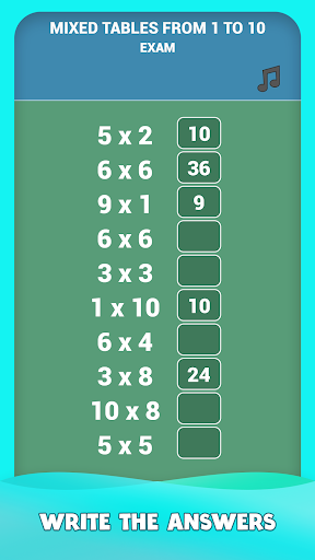 Multiplication games, multiply - عکس برنامه موبایلی اندروید