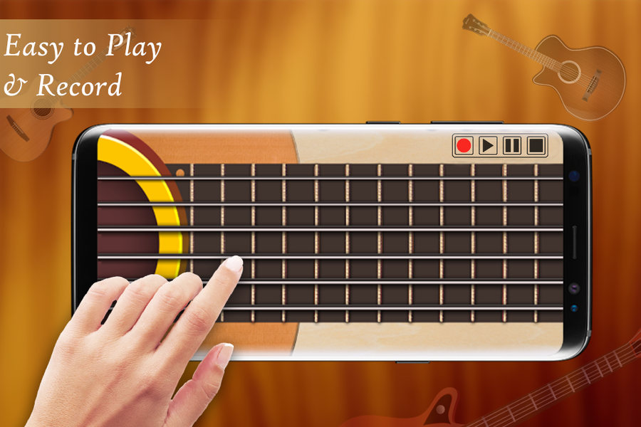 Play Guitar : Real Guitar - عکس برنامه موبایلی اندروید