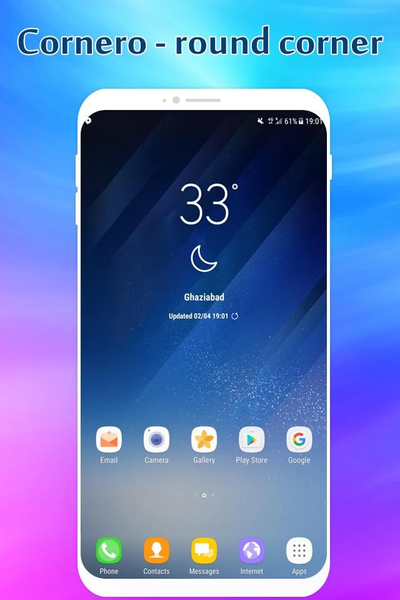 Cornero : Round Screen Corners - Image screenshot of android app