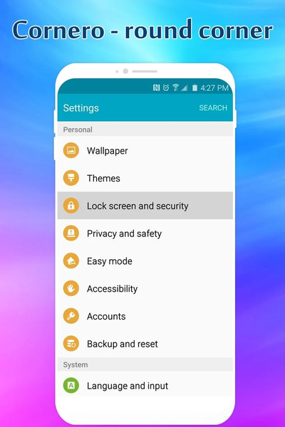 Cornero : Round Screen Corners - Image screenshot of android app
