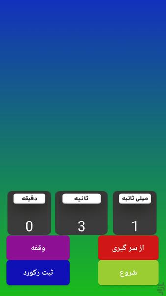 Stopwatch - Image screenshot of android app
