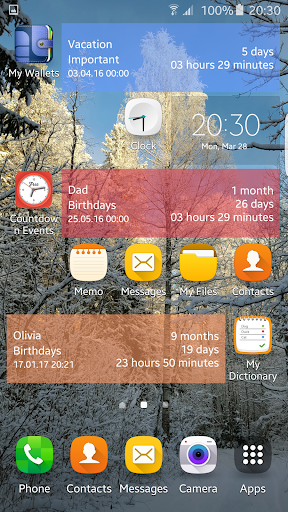 Countdown Calendar - Image screenshot of android app