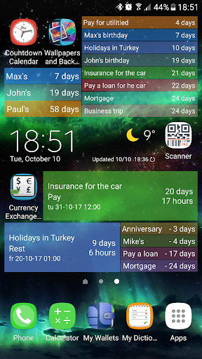 Countdown Calendar - Image screenshot of android app