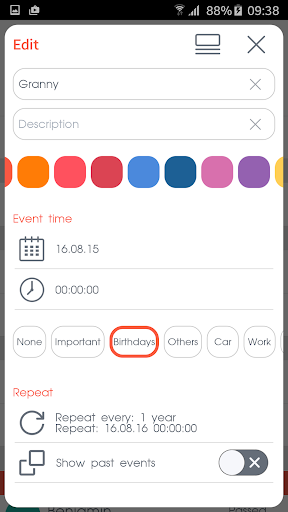 Countdown Calendar - Image screenshot of android app