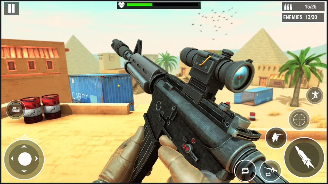 Counter Commando Critical Stri - Gameplay image of android game
