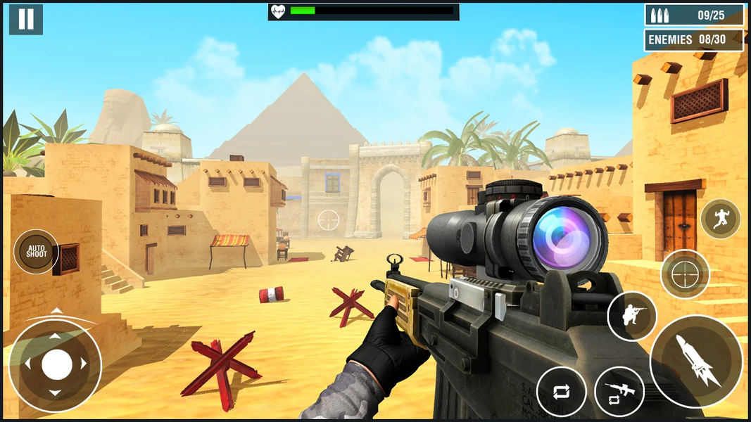 Counter Commando Critical Stri - Gameplay image of android game