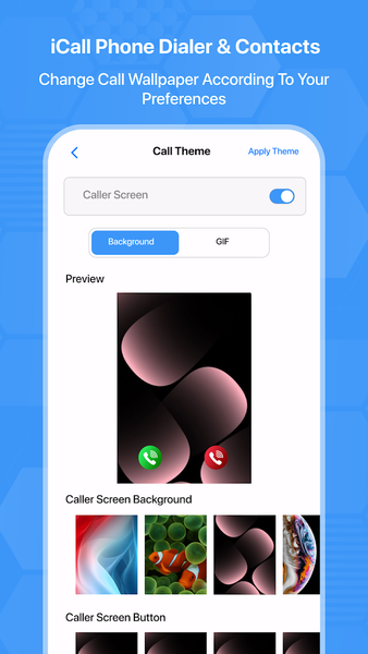 iCall Phone Dialer & Contacts - عکس برنامه موبایلی اندروید