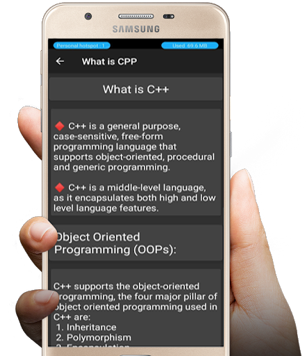 C++ Test Your C++ Skills and Learn C++ - عکس برنامه موبایلی اندروید