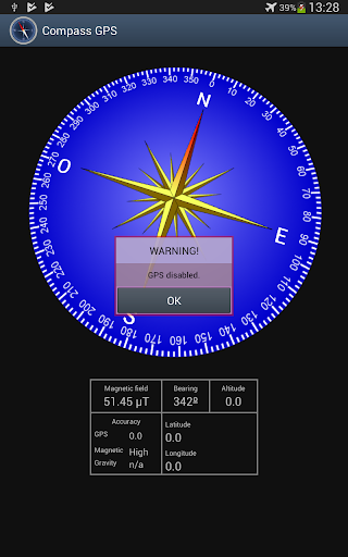 Compass with GPS - عکس برنامه موبایلی اندروید