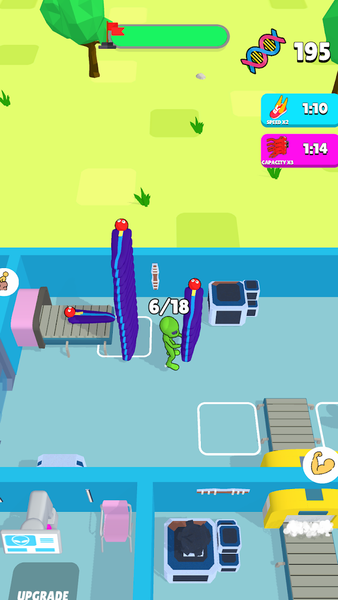 Alien Raid: Monster evolution - Gameplay image of android game