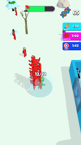 Alien Raid: Monster evolution - Gameplay image of android game