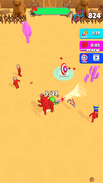 Alien Raid: Monster evolution - Gameplay image of android game