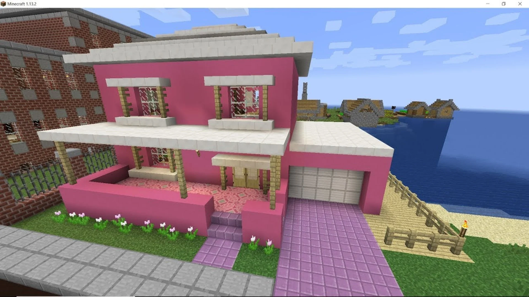 Pink House MCPE - عکس برنامه موبایلی اندروید