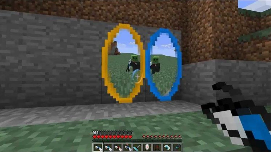 MCPE Portal Gun Mod - عکس برنامه موبایلی اندروید