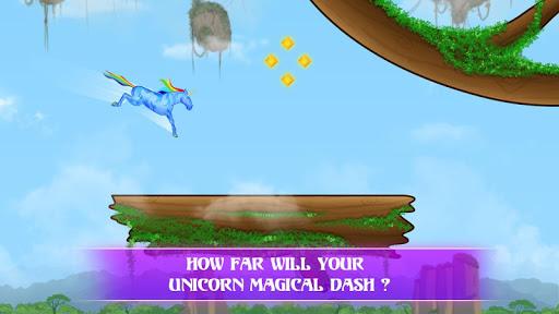 Unicorn Dash: Magical Run - Gameplay image of android game