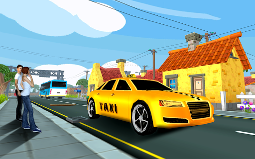 City Taxi Driving 3D - Gameplay image of android game