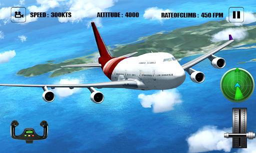 Real Airplane Simulator - Gameplay image of android game