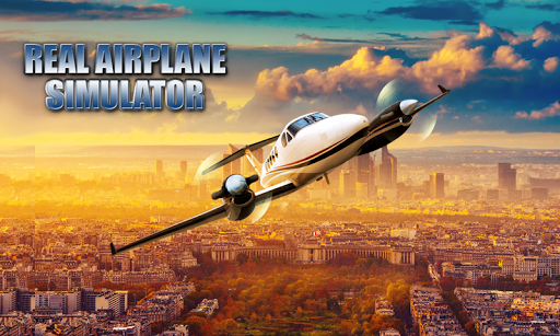 Real Airplane Simulator - Gameplay image of android game
