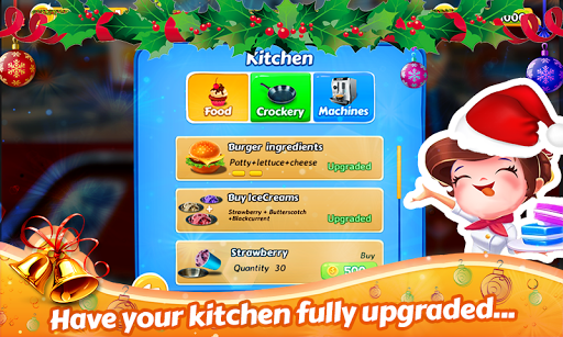 Santa Restaurant Cooking Game - Gameplay image of android game