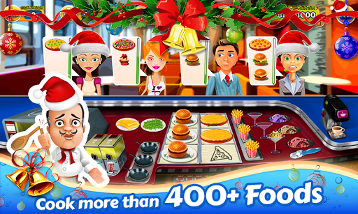 Santa Restaurant Cooking Game - Gameplay image of android game