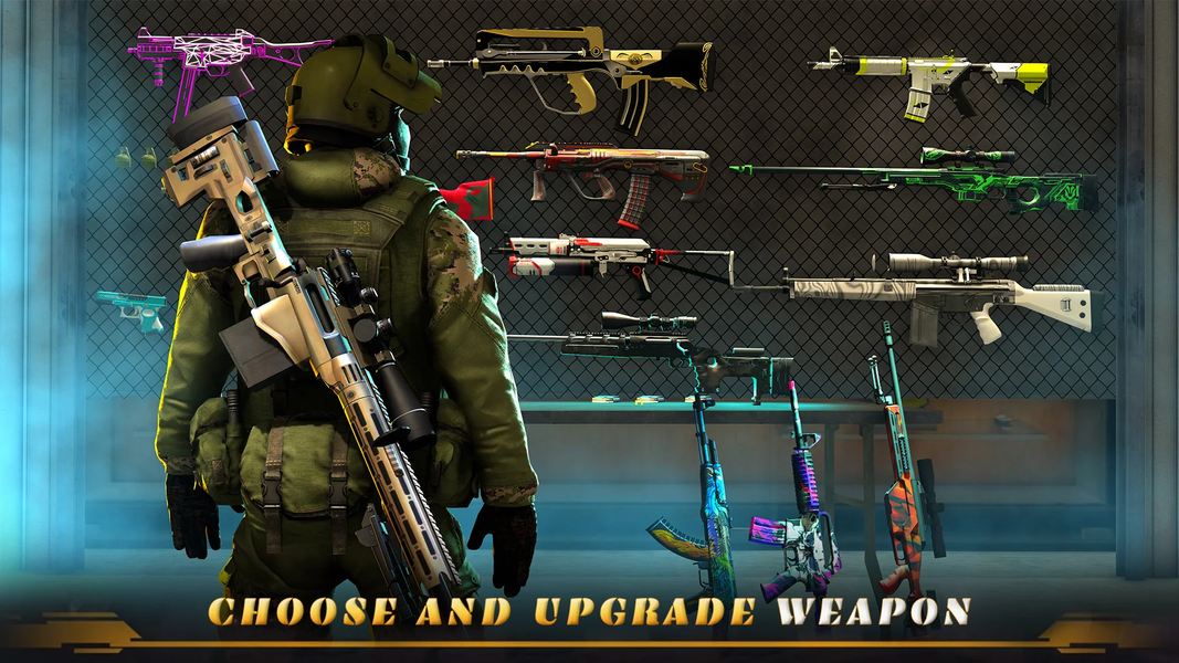 FPS Commando Strike: Gun Arena - Gameplay image of android game