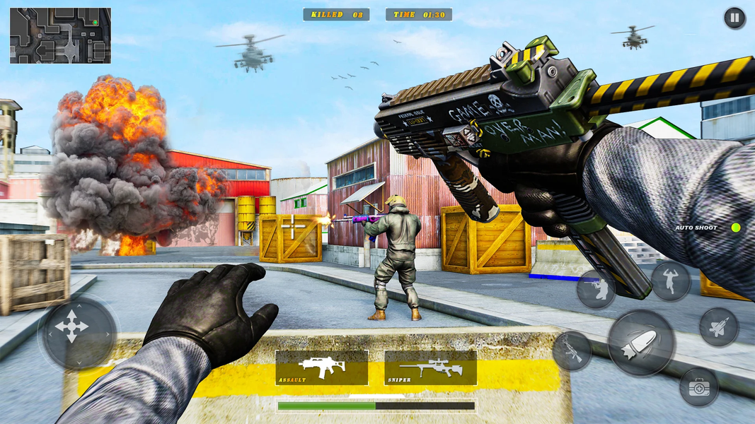 FPS Commando Strike PvP Battle - Gameplay image of android game