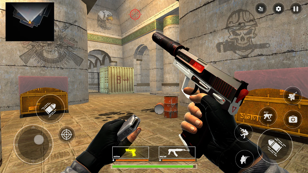 FPS Cover Strike: CS Gun Games - Gameplay image of android game