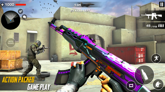 Critical Fire Strike Gun Games para Android - Download