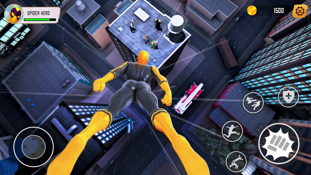 Spider Rope Power - Gameplay image of android game