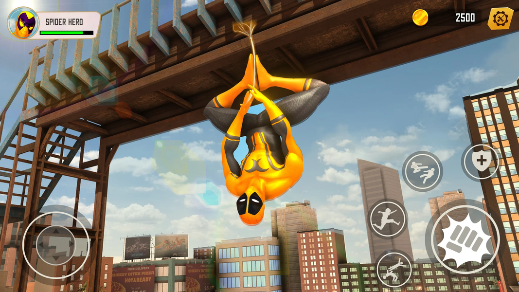 Spider Rope Power - Gameplay image of android game