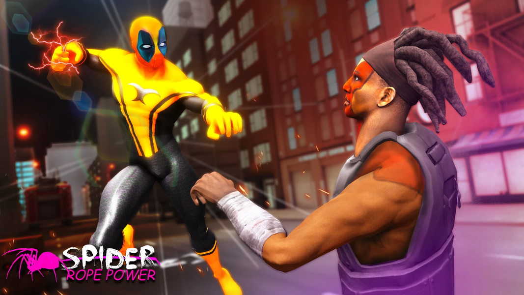 Spider Rope Power - Gameplay image of android game