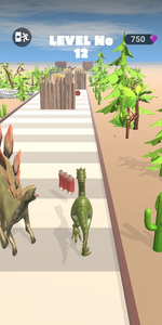 Dino Run (Flash Game FULL playthrough) 