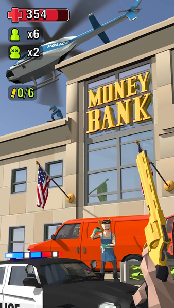 Crime City: Bank Robbery - Gameplay image of android game