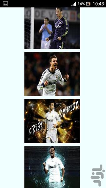 CR7 - Image screenshot of android app