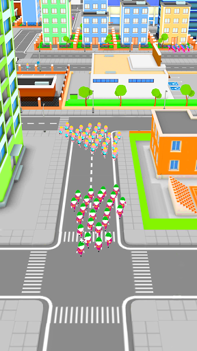 Crowd Run 3D City in fall.io - Image screenshot of android app