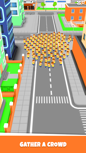 Crowd Run - City in Count.io - Gameplay image of android game