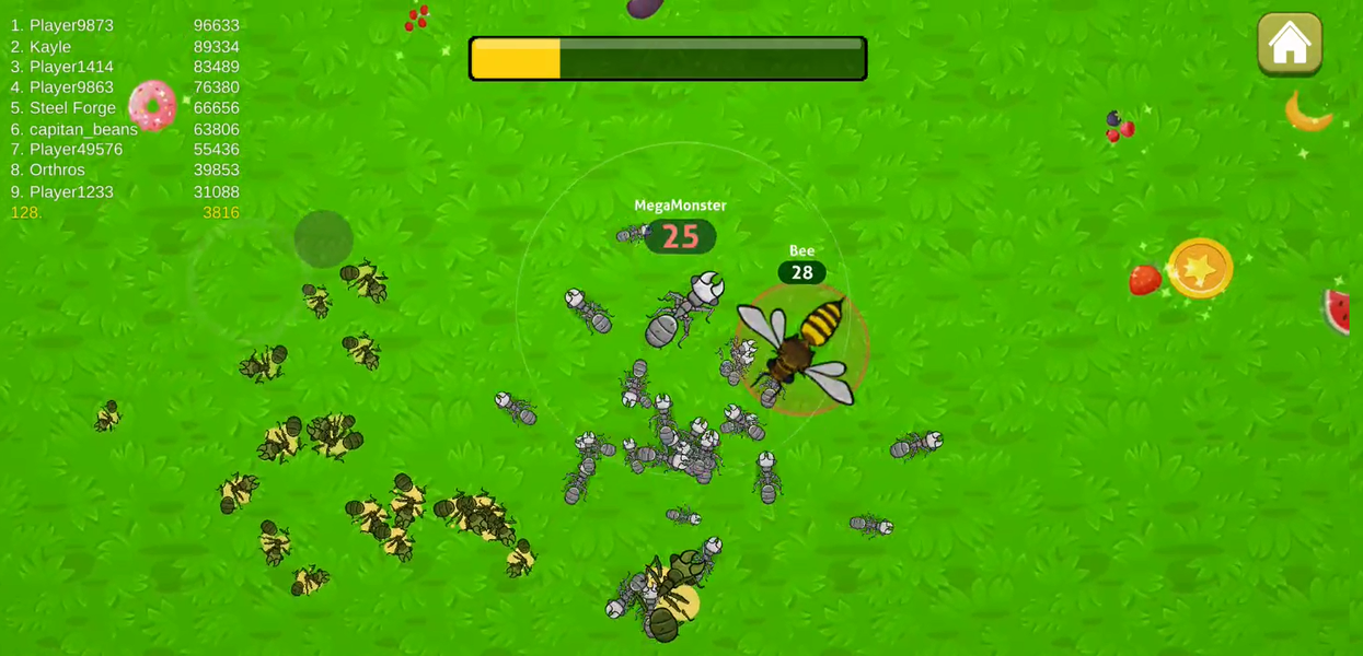 Ants .io - Multiplayer Game - Gameplay image of android game