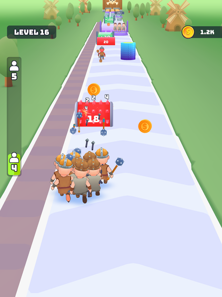 Crowd Champs: ۳D Runner Game - عکس بازی موبایلی اندروید