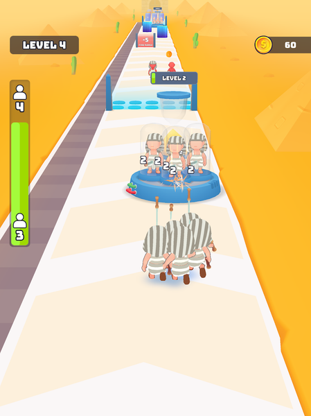 Crowd Champs: ۳D Runner Game - عکس بازی موبایلی اندروید