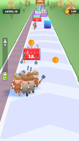 Crowd Champs: ۳D Runner Game - عکس بازی موبایلی اندروید