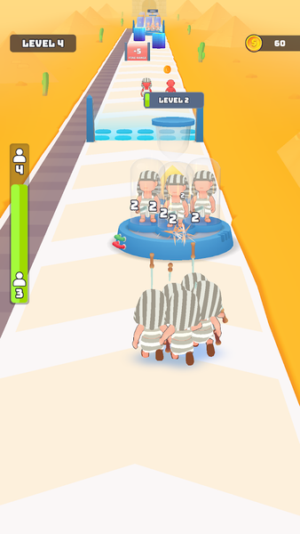 Crowd Champs: ۳D Runner Game - عکس بازی موبایلی اندروید